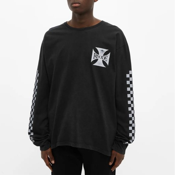 RHUDE CLASSIC CHECKERS LONG SLEEVES - Picture 2 of 6